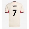 Liverpool Florian Wirtz #7 Bortedrakt 2025-26 Kortermet